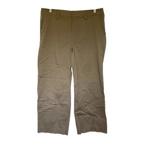 Fieldgear tan pants pockets dress pants women's size 14 cotton spandex light